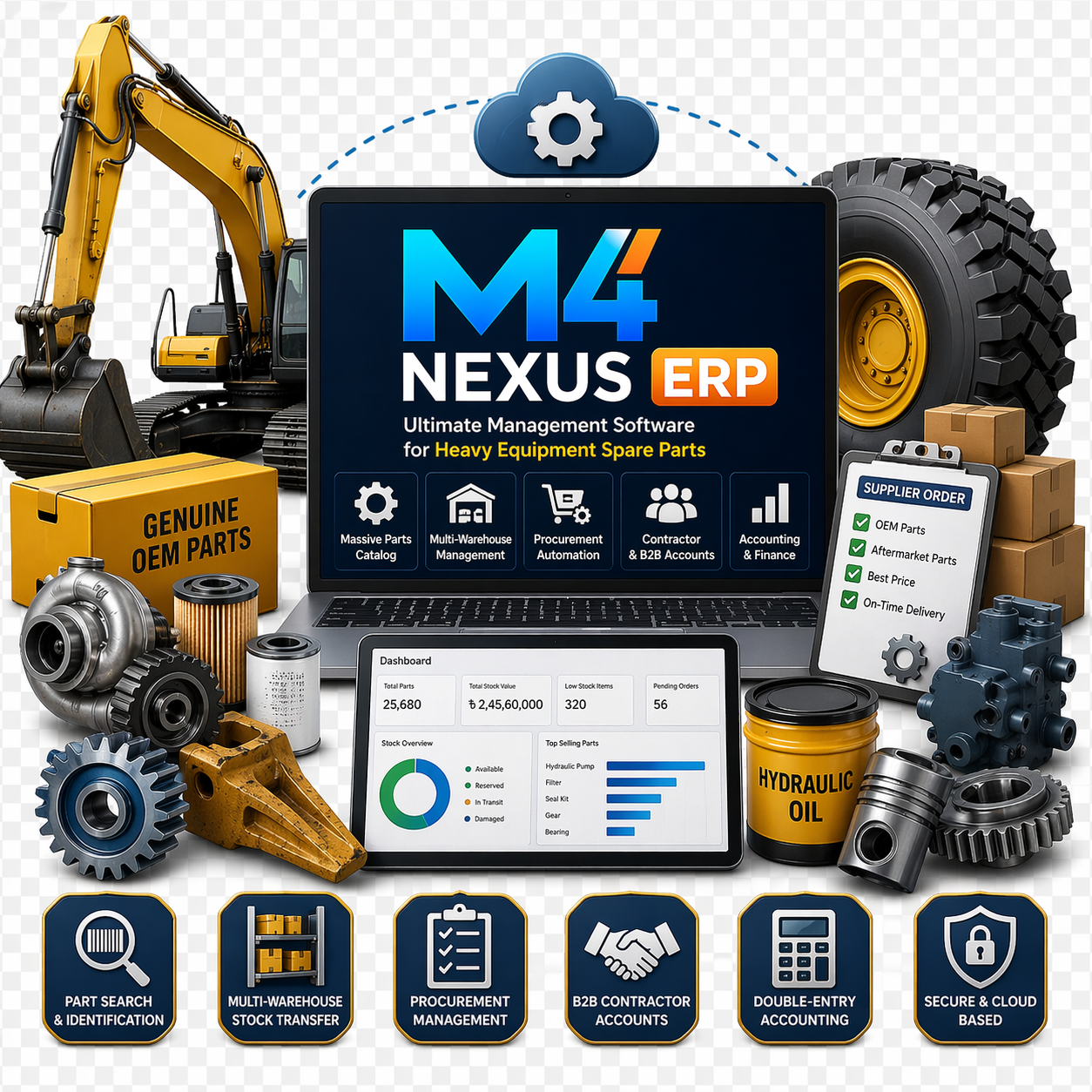 M4 Nexus ERP: Enterprise Retail & Service Management